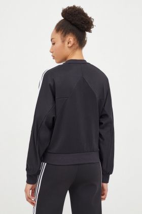 adidas bluză TIRO femei, culoarea negru, cu imprimeu  IS4345