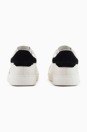 Emporio Armani sneakers din piele culoarea bej, X3X146 XR098 N480