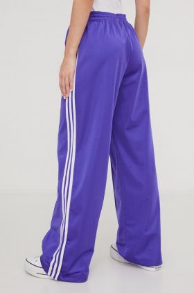 adidas Originals pantaloni de trening culoarea violet, cu imprimeu  IP0635