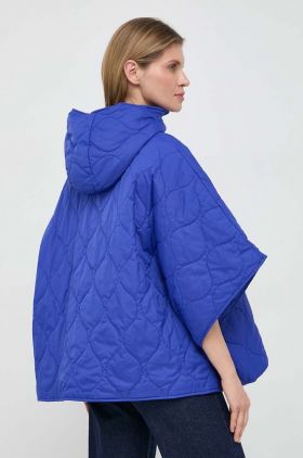 Liviana Conti poncho reversibil de tranziție, oversize F4SW10