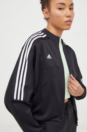 adidas bluză TIRO femei, culoarea negru, cu imprimeu  IS4345