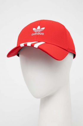 adidas Originals șapcă culoarea roșu, cu imprimeu IS4631