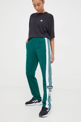 adidas Originals pantaloni de trening culoarea verde, cu imprimeu  IP0623