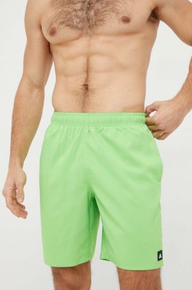 adidas Performance pantaloni scurți de baie Solid CLX culoarea verde IR6217