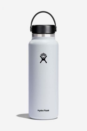 Hydro Flask sticlă thermos 40 OZ Wide Mouth Flex Cap White W40BTS110-WHITE