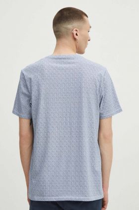 Medicine tricou din bumbac barbati, culoarea alb, neted