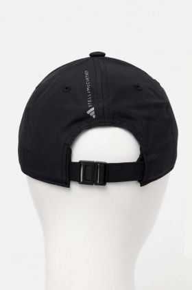 adidas by Stella McCartney șapcă culoarea negru, uni IP0394