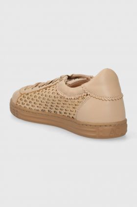 AGL sneakers din piele SADE culoarea bej, D936133PGK7645F680