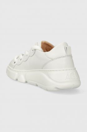 AGL sneakers din piele MAGIC culoarea alb, D938049PGSOFTY0102