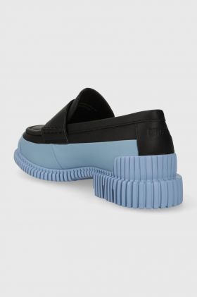 Camper mocasini de piele Pix femei, cu platforma, K201627.003