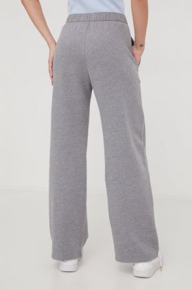 Hollister Co. pantaloni de trening culoarea gri, melanj