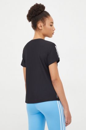 adidas Performance tricou de alergare culoarea negru IN2961