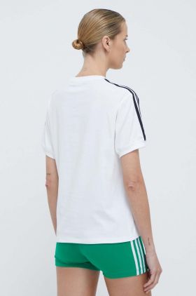 adidas Originals tricou 3-Stripes Tee de damă, culoare alb IR8051