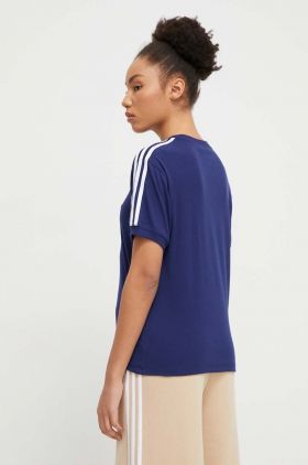 adidas Originals tricou femei, culoarea bleumarin IR8053