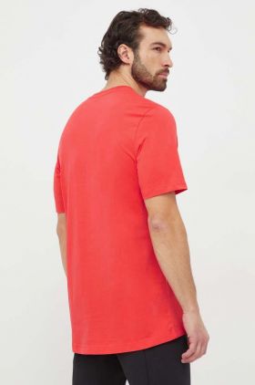 adidas tricou din bumbac bărbați, culoarea roșu, uni IR9110