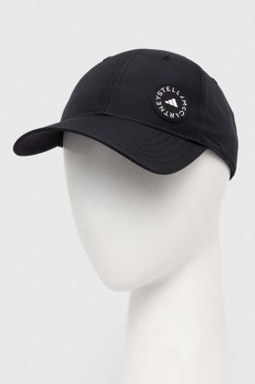 adidas by Stella McCartney șapcă culoarea negru, uni IP0394