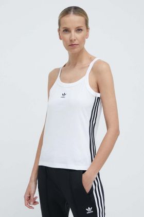 adidas Originals top 3-Stripe Tank de damă, culoarea alb, IR6914