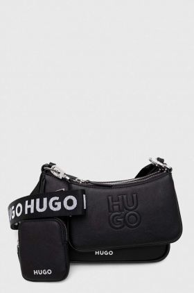 HUGO poșetă culoarea negru 50513112