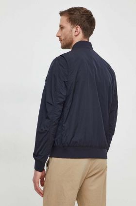 Joop! geaca bomber barbati, culoarea albastru marin, de tranzitie