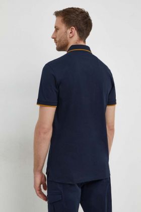 Aeronautica Militare tricou polo barbati, culoarea albastru marin, cu imprimeu