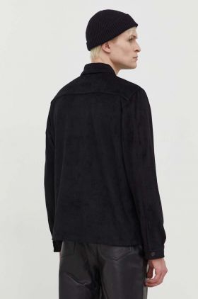 HUGO cămașă bărbați, culoarea negru, cu guler clasic, regular 50508657