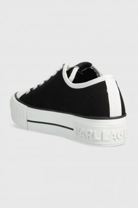 Karl Lagerfeld tenisi KAMPUS MAX NFT femei, culoarea negru, KL60424