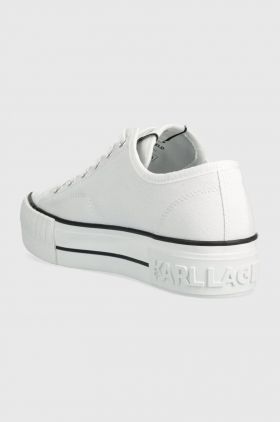 Karl Lagerfeld tenisi KAMPUS MAX NFT femei, culoarea alb, KL60424