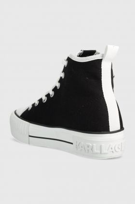 Karl Lagerfeld tenisi KAMPUS MAX NFT femei, culoarea negru, KL60444