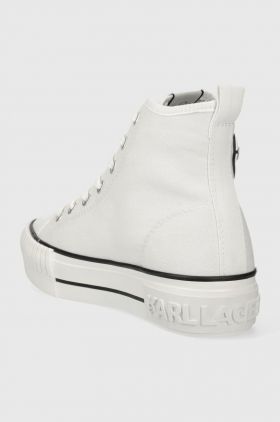 Karl Lagerfeld tenisi KAMPUS MAX NFT femei, culoarea alb, KL60444