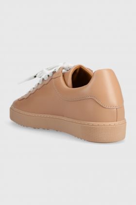 See by Chloé sneakers din piele Essie culoarea bej, SB39210A