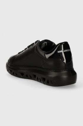 Karl Lagerfeld sneakers din piele KAPRI KITE culoarea negru, KL54530