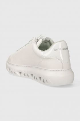 Karl Lagerfeld sneakers din piele KAPRI KITE culoarea alb, KL54530