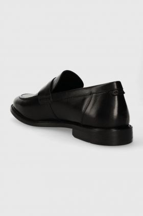 Gant mocasini de piele Lozham barbati, culoarea negru, 28671511.G00