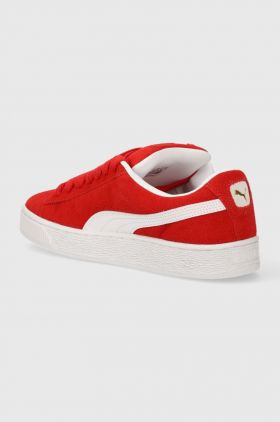 Puma sneakers din piele Suede XL culoarea roșu 395205