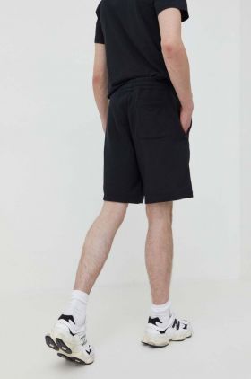 Abercrombie & Fitch pantaloni scurti barbati, culoarea negru