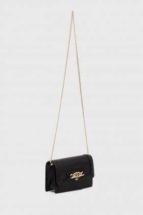 Dkny poseta de piele culoarea negru