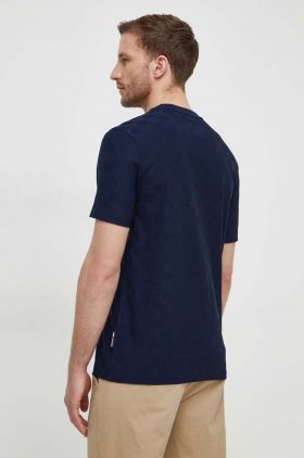 BOSS tricou din bumbac x Porsche bărbați, culoarea bleumarin, cu model 50507786