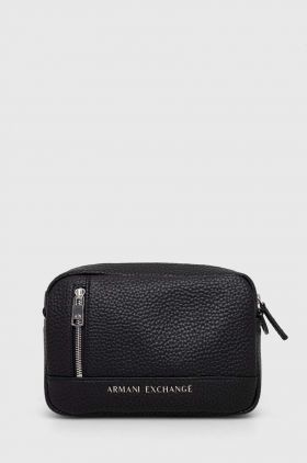 Armani Exchange borseta culoarea negru