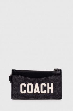 Coach carcasa cardului culoarea gri