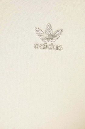 adidas Originals bluza copii culoarea galben, cu glugă, neted