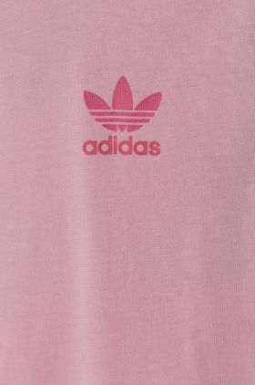 adidas Originals set de bumbac pentru bebelusi culoarea roz