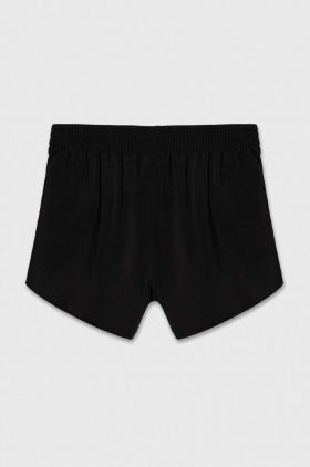 adidas pantaloni scurti copii culoarea negru, cu imprimeu, talie reglabila