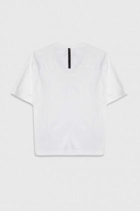 adidas tricou copii culoarea alb, cu imprimeu