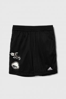 adidas pantaloni scurti copii culoarea negru