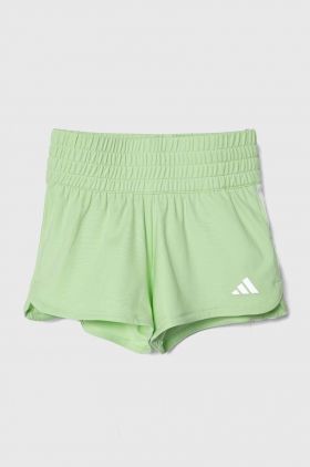 adidas pantaloni scurti copii culoarea verde, cu imprimeu