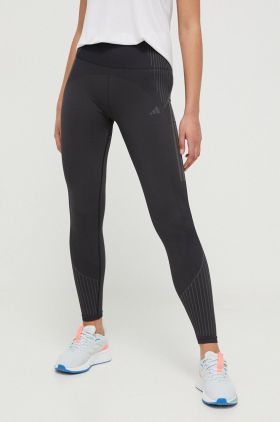 adidas Performance colanți de antrenament culoarea negru, cu imprimeu IA7165