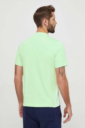 adidas tricou din bumbac bărbați, culoarea verde, cu imprimeu IX5193