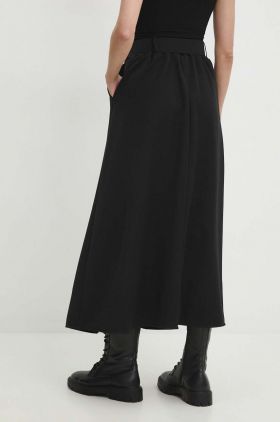 Answear Lab fusta culoarea negru, maxi, evazati