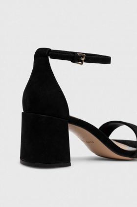 Aldo sandale din piele intoarsa PRISTINE culoarea negru