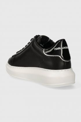 Karl Lagerfeld sneakers din piele KAPRI NFT culoarea negru, KL62578